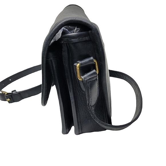 Coach Vintage 70s Black Leather City Bag - Picture 8 of 17